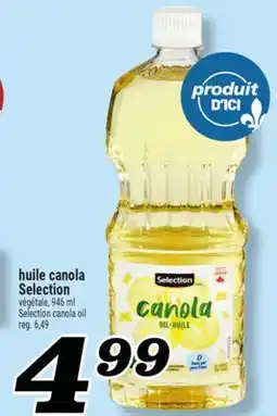 Marché Richelieu HUILE CANOLA SELECTION | SELECTION CANOLA OIL offer