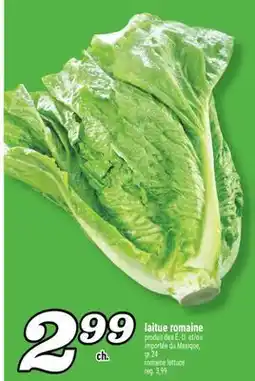 Marché Richelieu LAITUE ROMAINE | ROMAINE LETTUCE offer