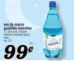 Marché Richelieu Eau de source gazéifiée Selection | Selection carbonated spring offer