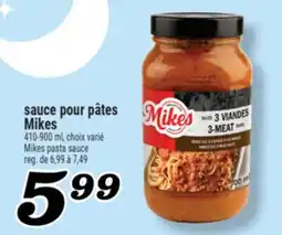 Marché Richelieu SAUCE POUR PÂTES MIKES | MIKES PASTA SAUCE offer