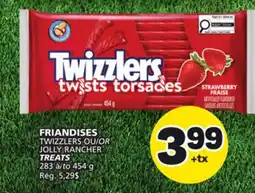 Marché Bonichoix TWIZZLERS OR JOLLY RANCHER TREATS offer