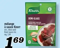Marché Richelieu MÉLANGE À SAUCE KNORR | KNORR SAUCE MIX offer