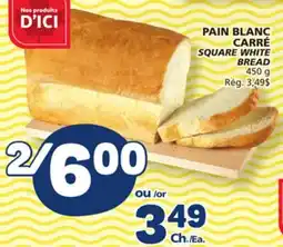 Marché Bonichoix SQUARE WHITE BREAD offer