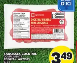 Marché Bonichoix COMPLIMENTS COCKTAIL WIENERS offer