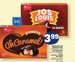 Marché Bonichoix VACHON (6 ou 12)* SARA LEE RONDEAU (300 g) COOKIES, CAKES OR TARTS offer