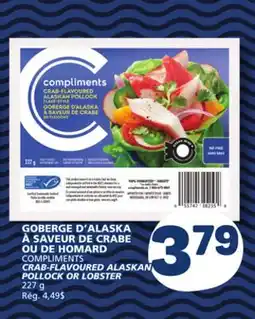 Marché Bonichoix COMPLIMENTS CRAB-FLAVOURED ALASKAN POLLOCK OR LOBSTER offer