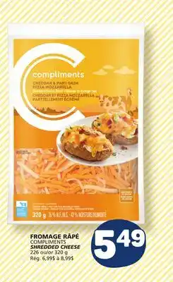 Marché Bonichoix COMPLIMENTS SHREDDED CHEESE offer