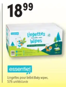 Familiprix ESSENTIEL, Baby wipes, 576 units offer