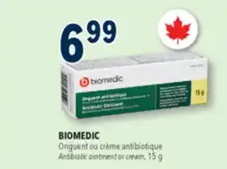 Familiprix BIOMEDIC Antibiotic ointment or cream offer