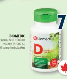 Familiprix BIOMEDIC Vitamin D 1000 IU, 240 tablets offer