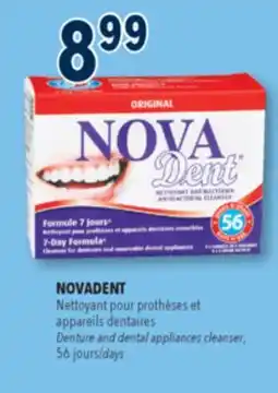 Familiprix NOVADENT, Denture and dental appliances cleanser, 56 days offer
