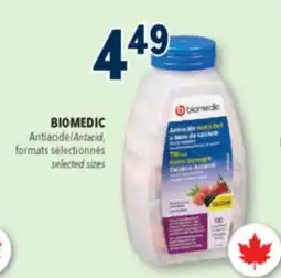 Familiprix BIOMEDIC Antacid, selected sizes offer