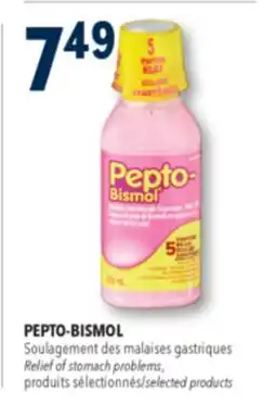 Familiprix PEPTO-BISMOL, Relief of stomach problems, selected products offer