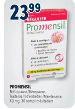 Familiprix PROMENSIL, Menopause, Maintenance, 40 mg, 30 tablets offer