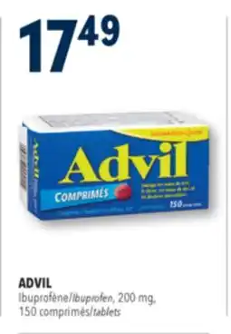 Familiprix ADVIL Ibuprofen, 200 mg, 150 tablets offer
