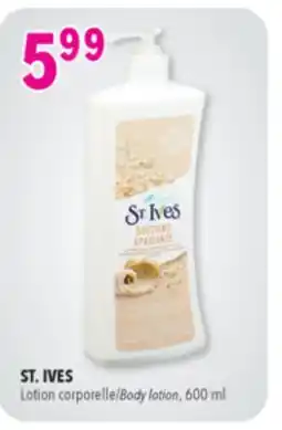 Familiprix ST. IVES, Body lotion offer