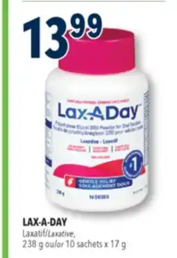 Familiprix LAX-A-DAY, Laxative, 238 g or 10 sachets x 17 g offer