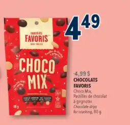 Familiprix CHOCOLATS FAVORIS, Choco Mix, Chocolate drips for snacking offer