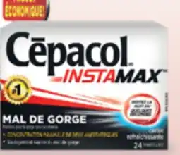 Familiprix Cépacol InstaMax value pack sore throat arctic cherry lozenges 24un offer