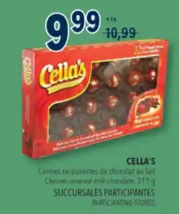 Familiprix CELLA'S, Cherries covered milk chocolate offer