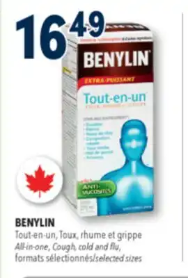 Familiprix Benylin All-in-one extra strength syrup offer