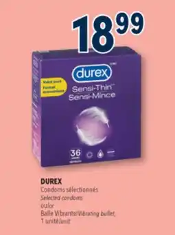Familiprix DUREX Selected condoms or Vibrating bullet, 1 unit offer