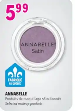 Familiprix ANNABELLE Selected makeup products offer
