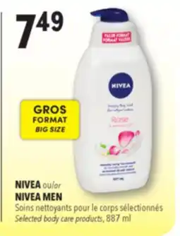 Familiprix NIVEA or NIVEA MEN Selected body care products, 887ml offer
