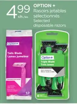 Proxim OPTION + Selected disposable razors offer
