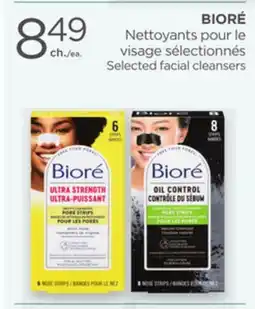 Proxim BIORÉ Selected facial cleansers offer