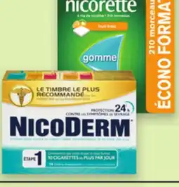 Proxim NICORETTE, NICODERM Stop smoking products offer