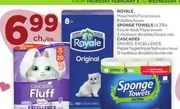 Proxim ROYALE, SPONGE TOWELS ULTRA, CASCADES offer