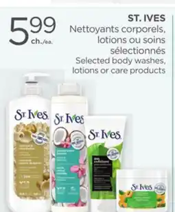 Proxim ST. IVES Selected body washes, lotions or care products offer