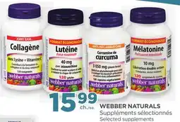 Proxim WEBBER NATURALS Selected supplements offer