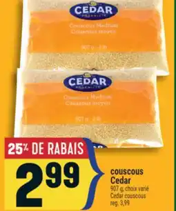 Marché Adonis COUSCOUS CEDAR | CEDAR COUSCOUS offer