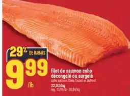 Marché Adonis Filet de saumon coho décongelé ou surgelé | Coho salmon fillets frozen or defrost offer