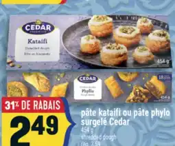 Marché Adonis PÂTE KATAIFI OU PÂTE PHYLO SURGELÉ CEDAR | CEDAR SHREDDED DOUGH offer