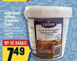 Marché Adonis AUBERGINES GRILLÉES CONGELÉES CEDAR | CEDAR FROZEN GRILLED EGGPLANTS offer