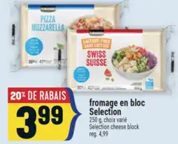 Marché Adonis FROMAGE EN BLOC SELECTION | SELECTION CHEESE BLOCK offer