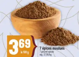 Marché Adonis 7 ÉPICES MOULUES | 7 GROUND SPICES offer