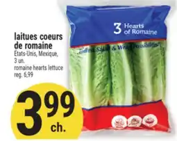Marché Adonis LAITUES COEURS | ROMAINE HEARTS LETTUCE offer