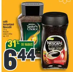 Marché Adonis CAFÉ INSTANTANÉ NESCAFÉ | NESCAFÉ INSTANT COFFEE offer