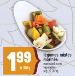 Marché Adonis Légumes mixtes marinés | Marinated mixed vegetables offer