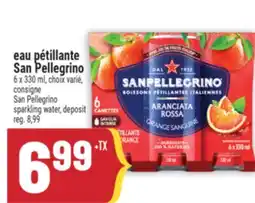 Marché Adonis EAU PÉTILLANTE SAN PELLEGRINO | SAN PELLEGRINO SPARKLING WATER offer