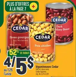 Marché Adonis LÉGUMINEUSES CEDAR | CEDAR LEGUMES offer