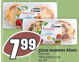 Marché Adonis PIZZAS MOYENNES ADONIS | ADONIS MEDIUM PIZZAS offer