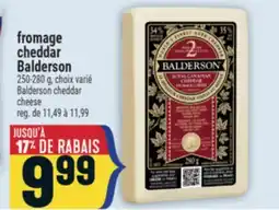 Marché Adonis FROMAGE CHEDDAR BALDERSON | BALDERSON CHEDDAR CHEESE offer