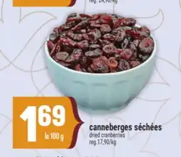 Marché Adonis CANNEBERGES SÉCHÉES | DRIED CRANBERRIES offer
