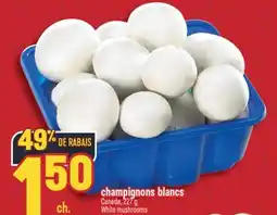 Marché Adonis Champignons blancs | White mushrooms offer