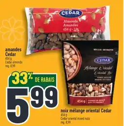 Marché Adonis AMANDES CEDAR | CEDAR ALMONDS offer